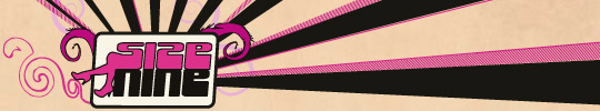 shot of the sizenine website - click to launch